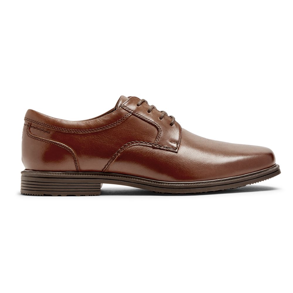 Pantofi Oxford Barbati Rockport Taylor Waterproof Plain Toe Maro - Romania 4817-TFVHW